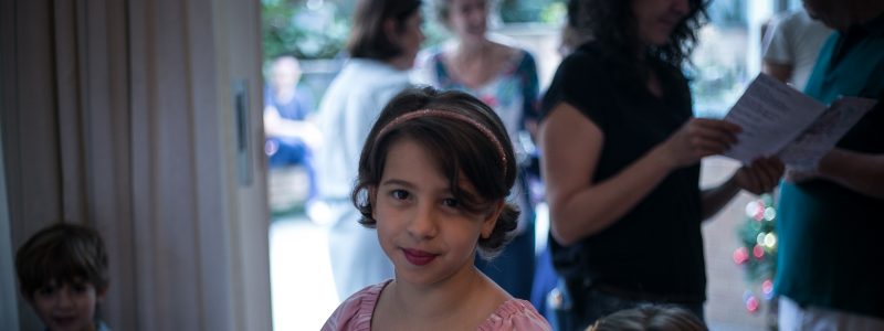 Fotos da apresentação de encerramento das crianças