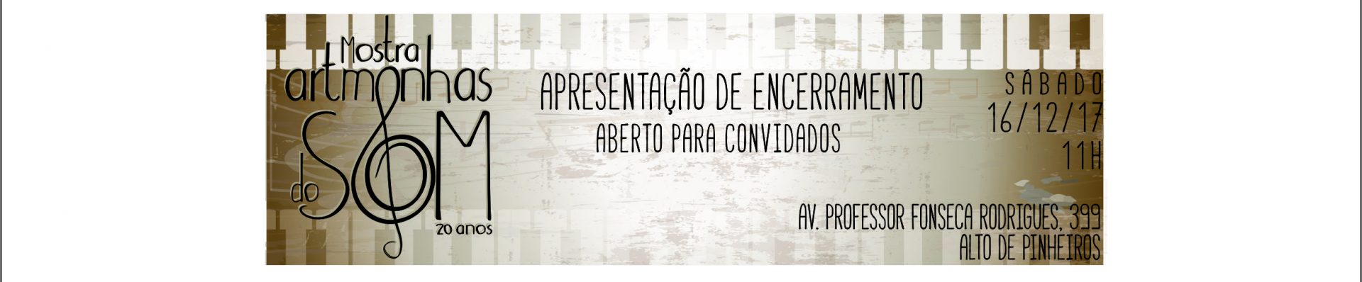 Apresentação de encerramento do ano